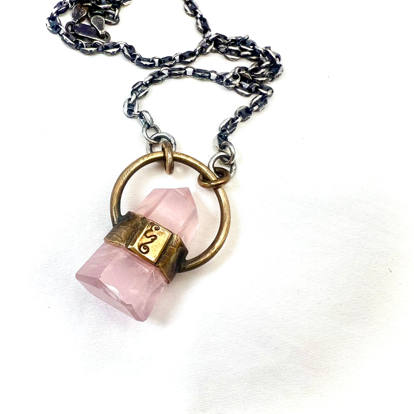 Rose Quartz Lotus Talisman