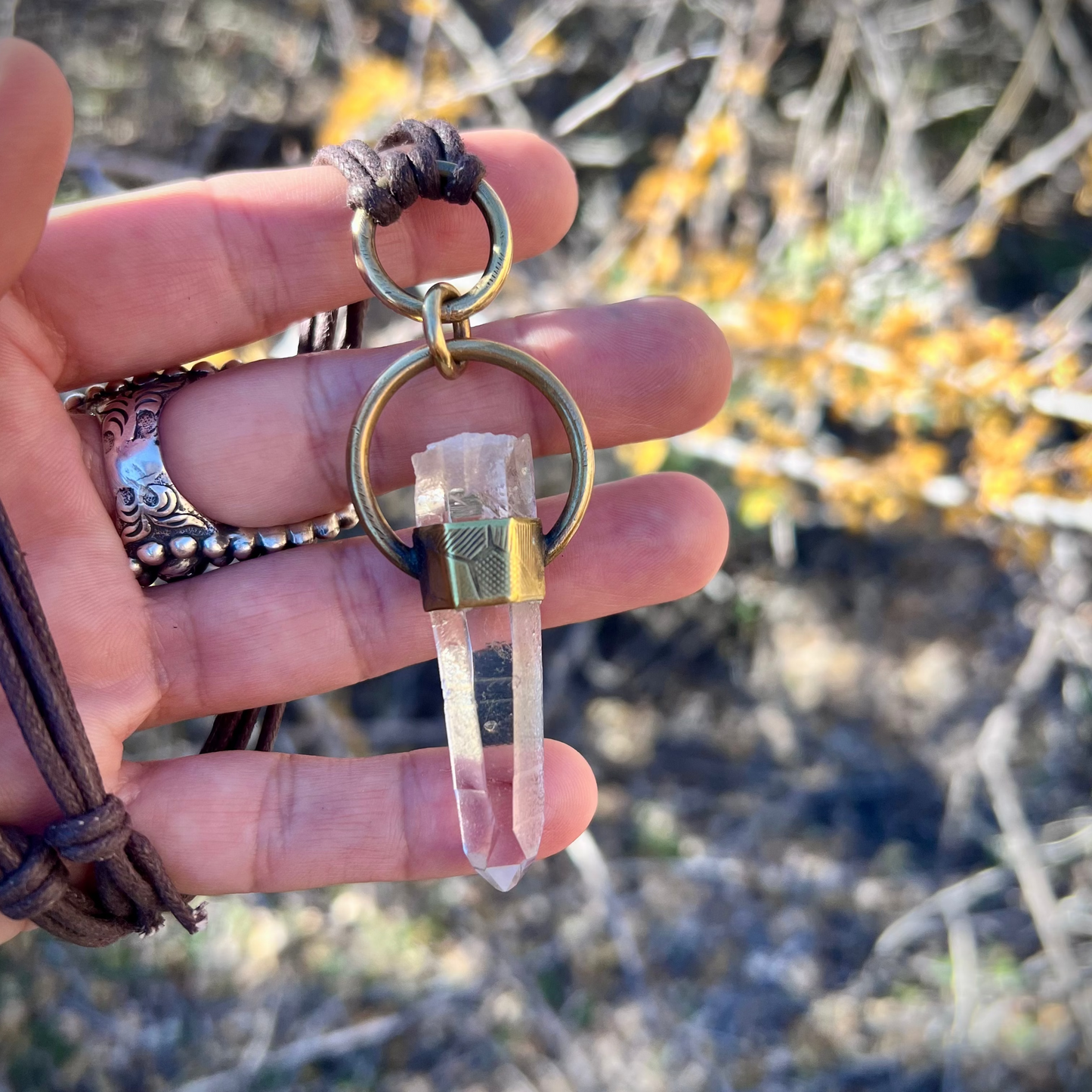 Starbrary Quartz Brass Talisman