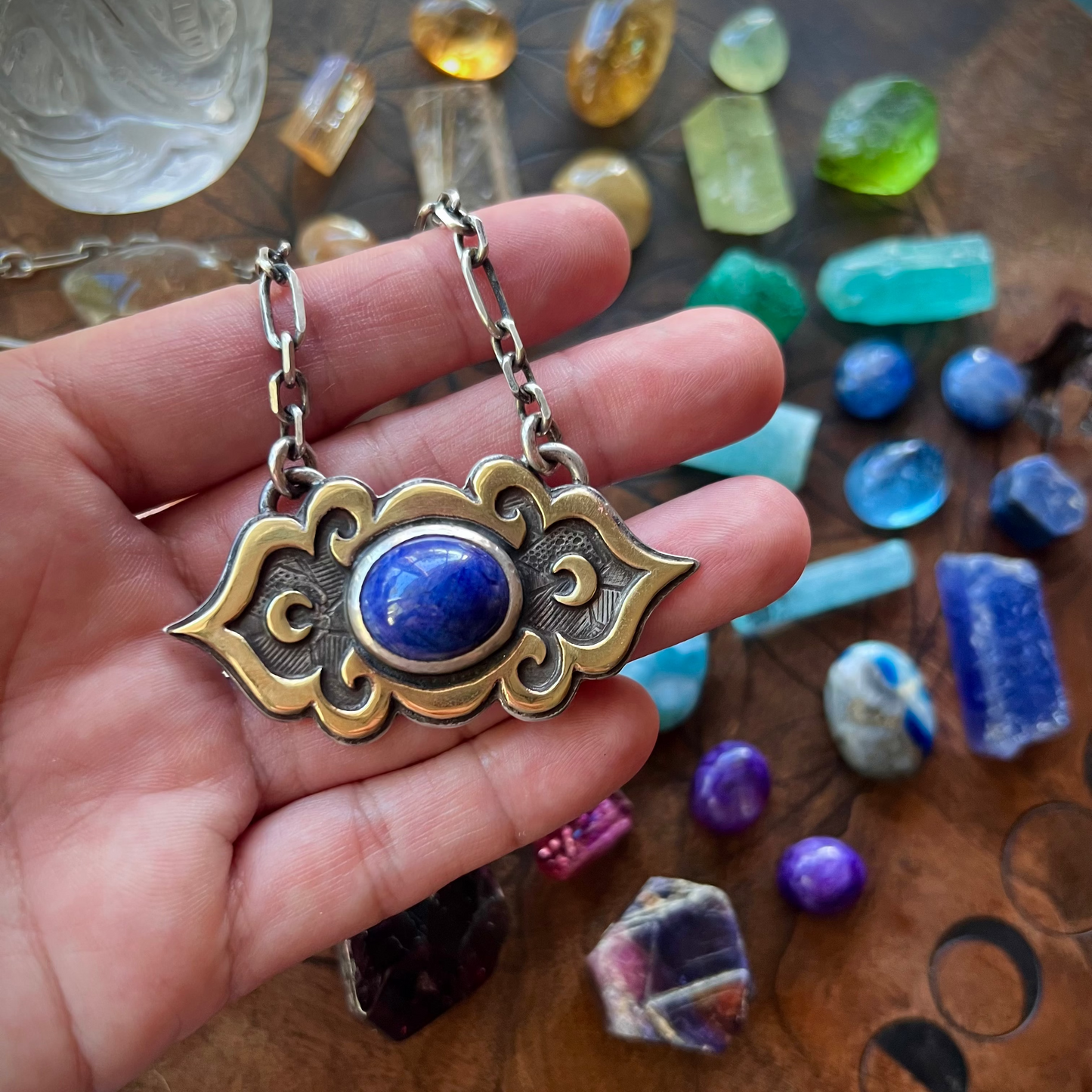 Blue Sapphire Talisman