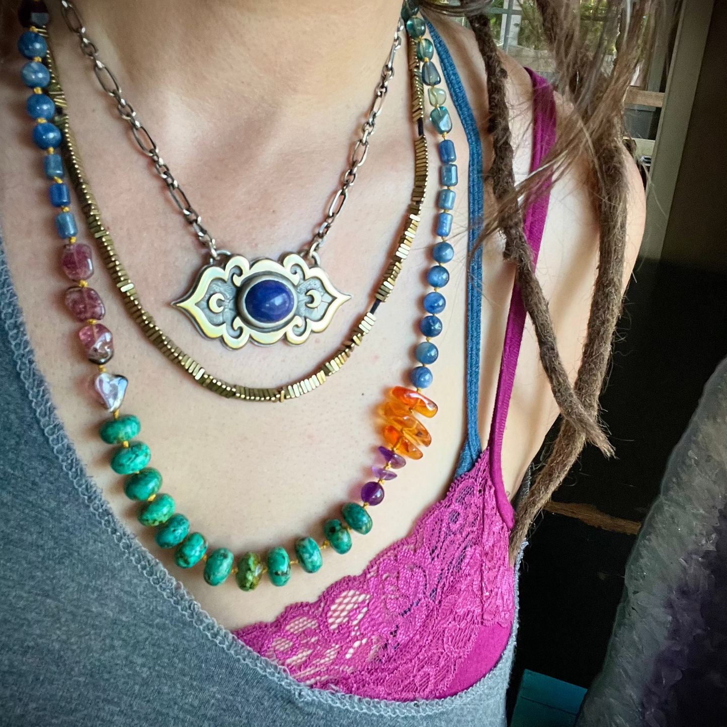 Blue Sapphire Talisman
